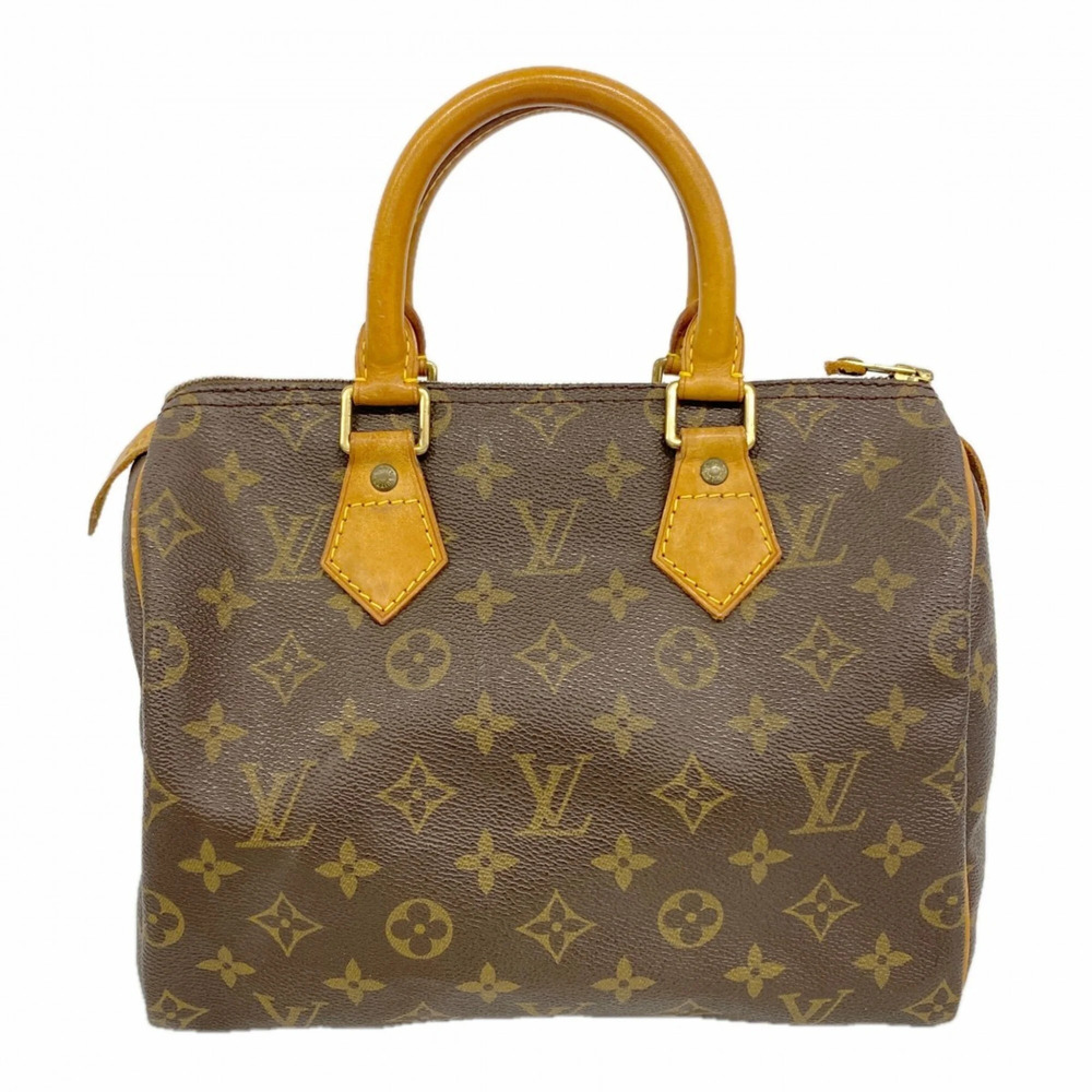 LOUIS VUITTON Brown Monogram Speedy 25 Bag